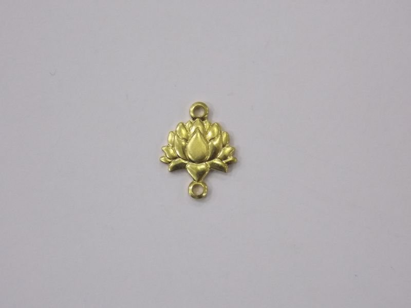 Flower of Lotus 8mm with Bail Top 1 Bottom