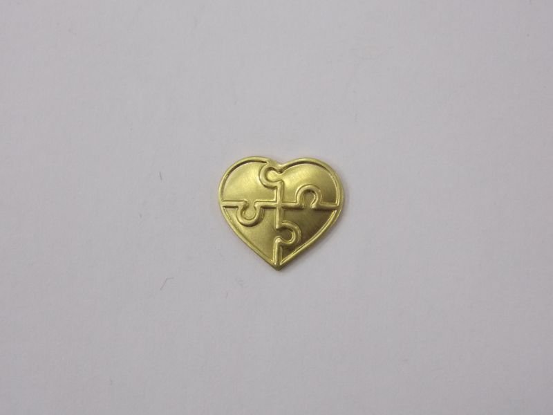 Heart 10mm Break-bail (autism) without Bail