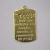 Plate 20 Mm/ Branch Olive Tree and Verse mt21:22 with Bail