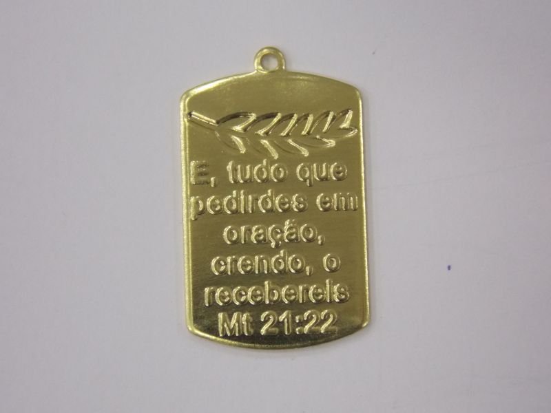 Plate 20 Mm/ Branch Olive Tree and Verse mt21:22 with Bail