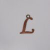 Photo-etched Letter L 10mm with Bail