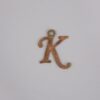 Photo-etched Letter K 10mm with Bail