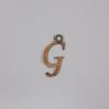 Photo-etched Letter G 10mm with Bail