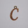 Photo-etched Letter C 10mm with Bail