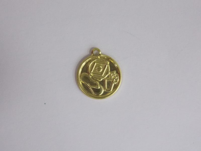Round 12mm with Symbols Brazil with 1 Bail