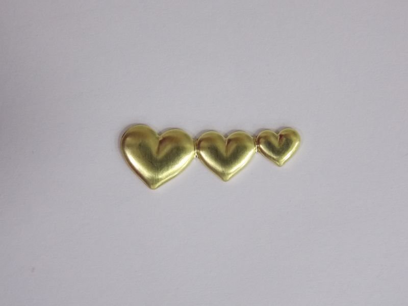 3 Hearts Plain 24mm without Bail - Left Side