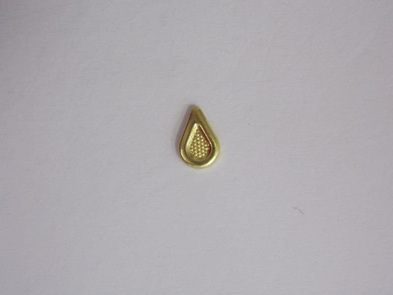 Drop 6mm Textured for Resin without Bail