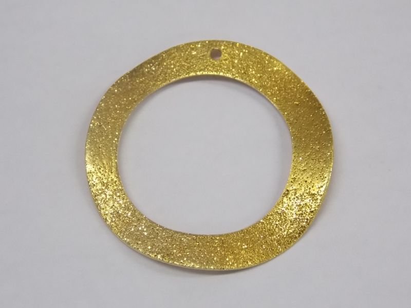 Round Openwork Diamond-cut Twisted with Hole Top 30mm