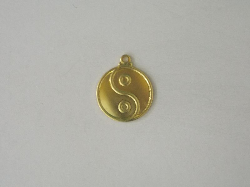 Pendant Yin-yang 15mm for Resin Sheet 0,40
