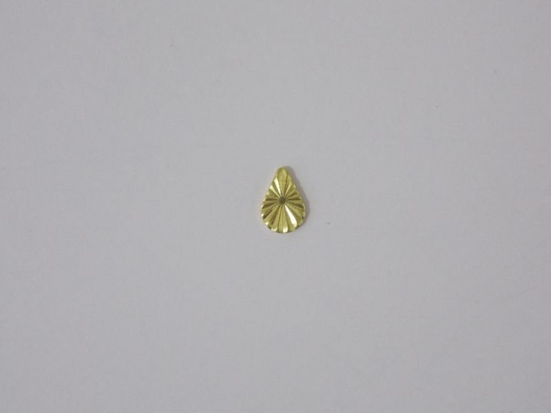 Drop 6mm Diamond-cut without Bail