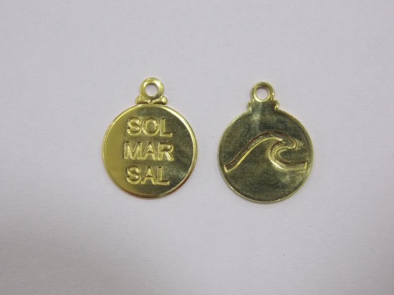Round 11mm Sun Sea Salt with Bail