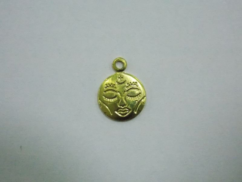 Round 7mm Eye of Buddha with Bail