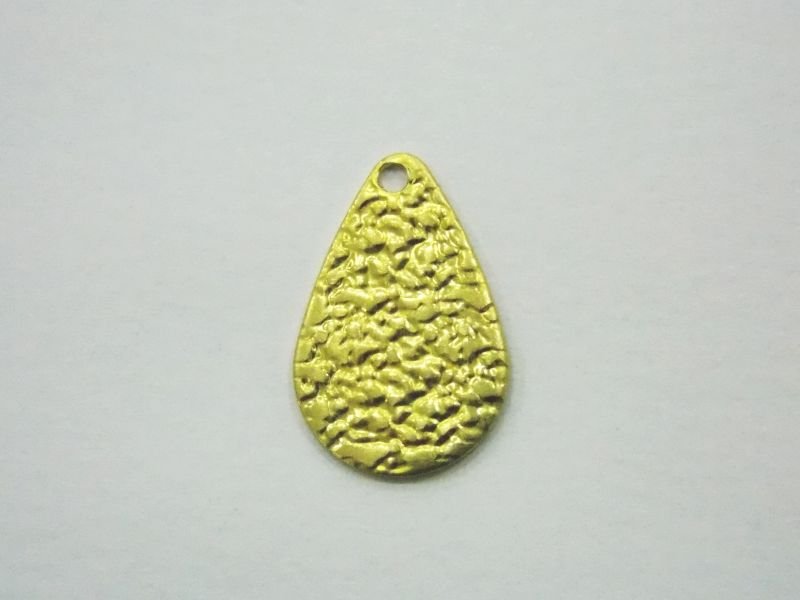 Drop Stamped Hammered with 1 Hole Top 16mm