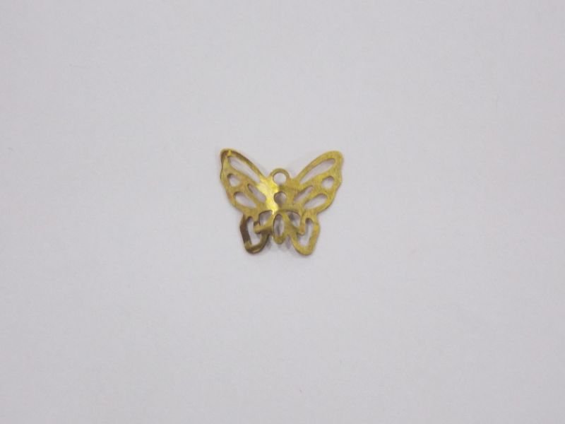 Photo-etched Butterfly Openwork Domed 10mm