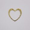 Heart Openwork with Details Diamond-cut 18mm