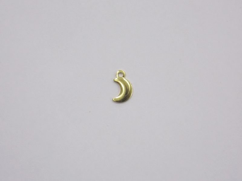 Half Moon 6mm Domed with Bail - Left Side