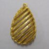 Drop with Band Serrated in Diagonal with 1 Bail Top