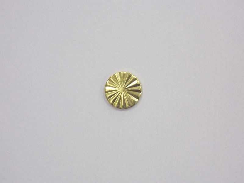 Round 6mm Diamond-cut without Bail
