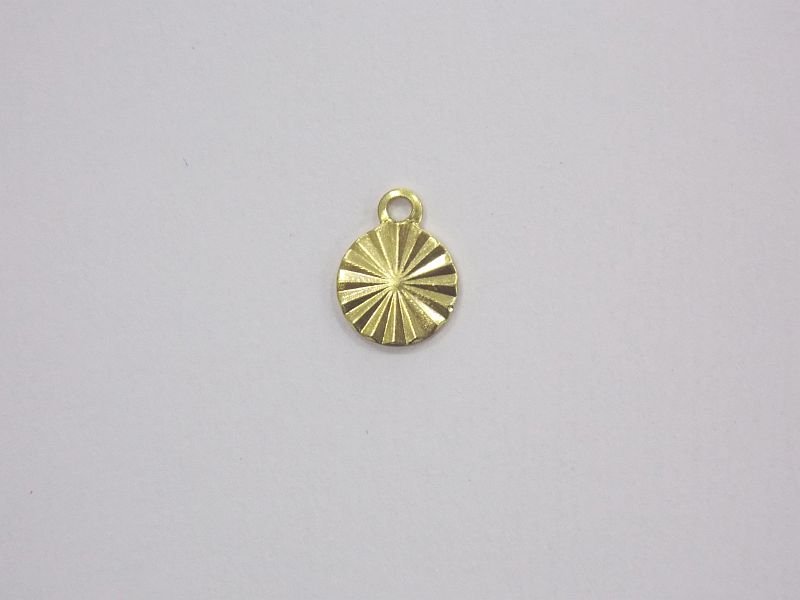 Round 6mm Diamond-cut with 1 Bail