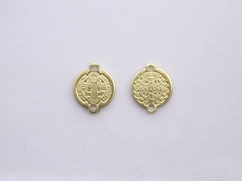Saint Benedict 8mm with 2 Bails for Bracelet