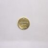 Round 15mm Zodiac Sign "aquario" with 1 Hole Top 1 Bottom