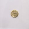 Round 15mm Zodiac Sign "cancer" with 1 Hole Top 1 Bottom
