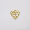 Photo-etched Heart Openwork 9mm