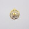 Photo-etched Round Openwork Vortex Domed 12mm