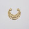 Photo-etched Jump Ring Basket Openwork with 2 Bail 14mm