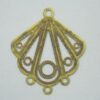 Photo-etched with 5 Drop Openwork 1 Bail Top 3 Bottom 19mm