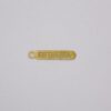 Photo-etched Profession Plate Stylist 16x4mm