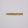 Photo-etched Profession Plate Engraved Civil 24x4mm