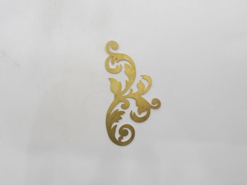 Photo-etched Branch with Leaves 69mm