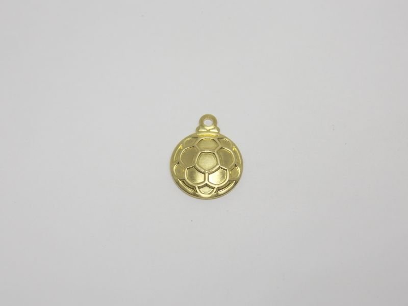 Ball of Soccer Mini for Resin 11mm with Bail