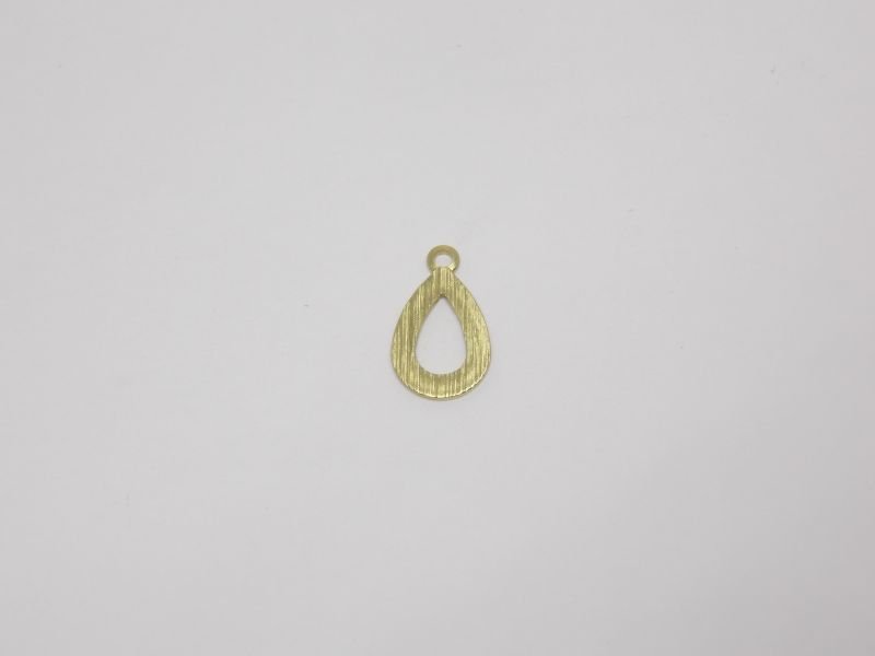 Drop 10mm Openwork Sanded with Bail