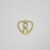 Heart Openwork 17mm with Infinity with Bail