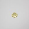 Shell 13mm with 1 Hole Bottom Edge Textured