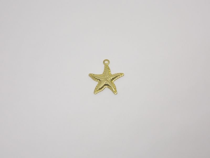 Starfish 15mm with Bail Edge Diamond-cut