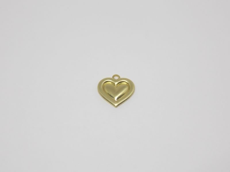 Heart 10mm with Heart Inside with Bail