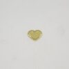 Heart 10mm Edge Stamped without Openwork without Bail