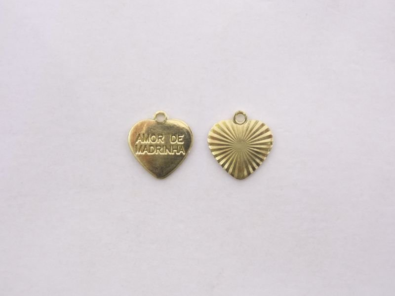 Heart 10mm Love of Godmother with Bail