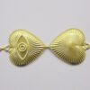 Heart 17m Double Diamond-cut for Fold with Eye Greek(nova2)