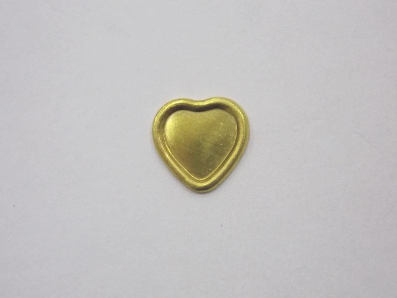 Heart 9mm Stamped without Bail