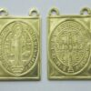 Square Scapular 20x28mm with Saint Benedict