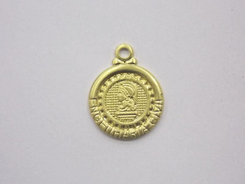 Pendant Round 11mm Profession Engraved Civil