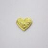 Heart 7mm Edge Plain Textured with Spirit Saint without Bail