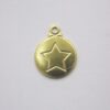 Round Plain 11mm with Star with 1 Bail (1-543nova3)