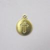 Round Plain 11mm with Cross with 1 Bail (1-543nova3)