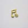 Note Musical without Bail 8mm for Stone - Right Side