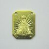 Plate Beveled for Scapular with Our Lady. Aparecida Diamond-cut 15mm
